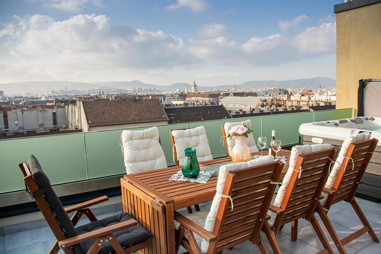 Apartmán Centropolitan Penthouse #jacuzzi #freeparking Budapešť